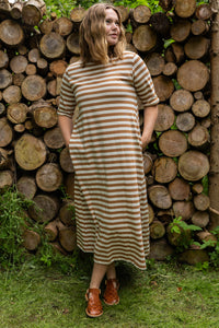 Danebasic Goodnews Dress Light Beige/Mokka