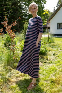 Danebasic Goodnews Dress Mauve/Dark Navy