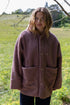 Fleece jakke til damer i rose beige