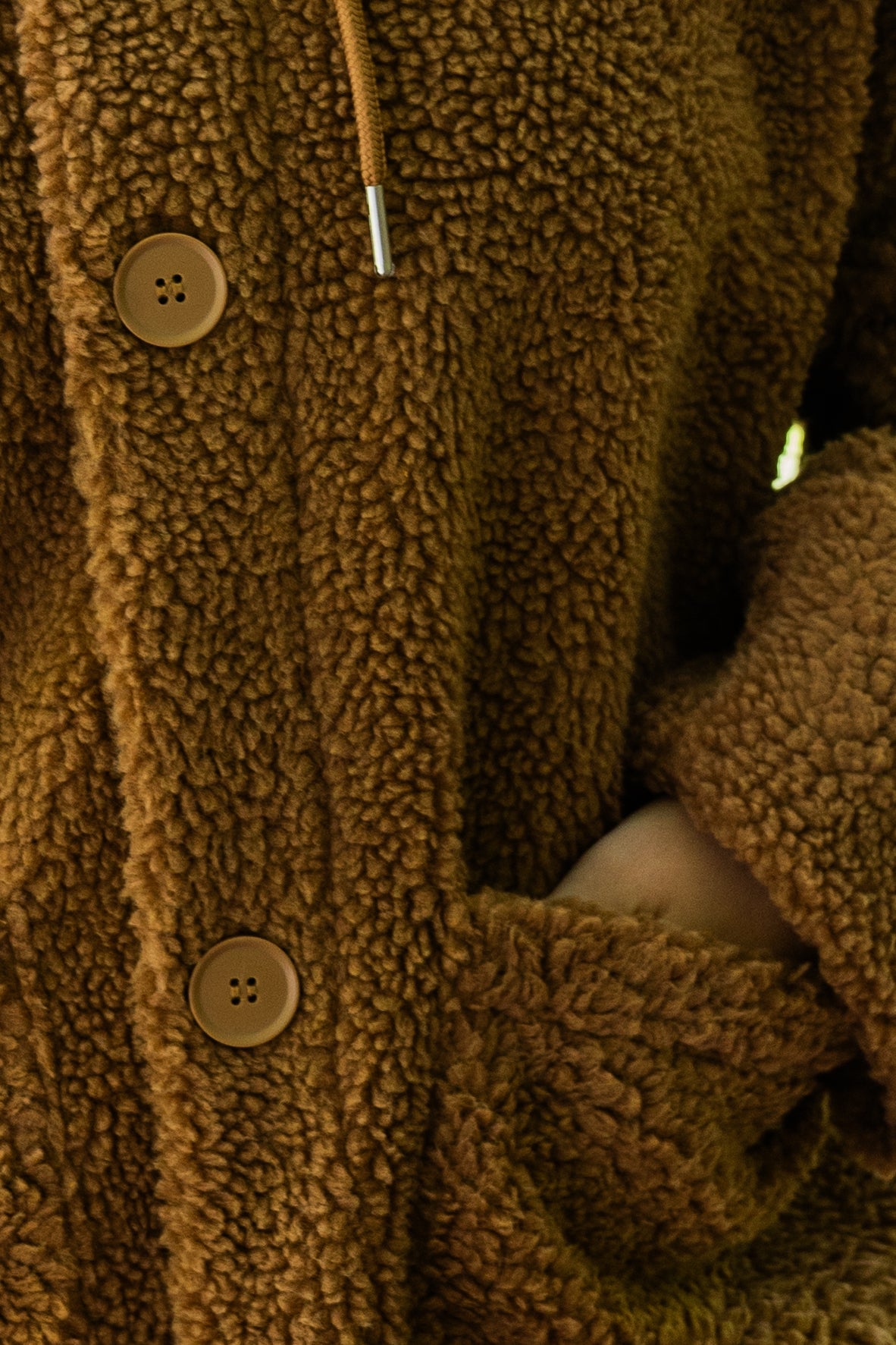 Danewillow Fleece Jacket Tobacco