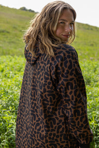 Danemarselisborg Brushed Shell Parka Bown/Black UNILEOPARD