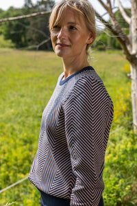 Danefox Cotton Sweater Dark Navy/Quail