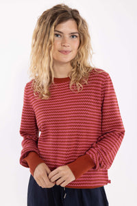 Danefox Pearl Knit Sweater Soft Cherry/Chili