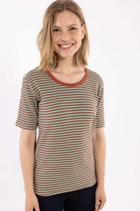 Danerolemodel Ribbing Tee Faded Mint/Chili