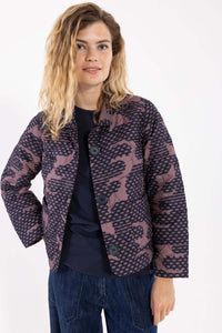 Danekind Thermo Blazer Navy/Mauve HALFTONE
