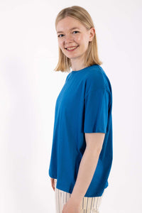 Danebasic Boxy Tee Warm Blue