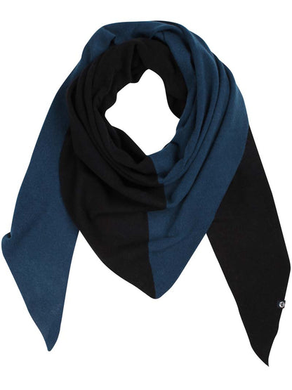 Danefireplace Wool Shawl Black/Dk Slate