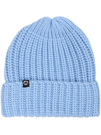 Dane Folklore Chunky Wool Beanie Lt Blue Grey 