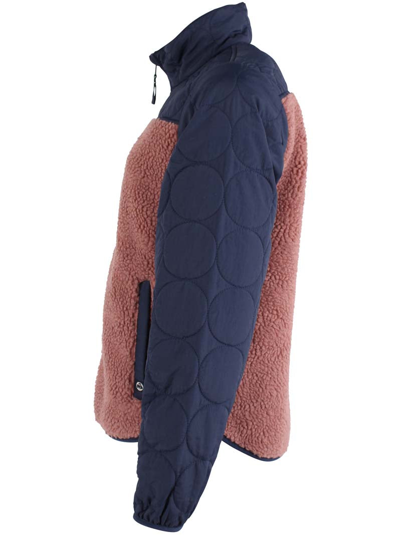 Danehazel Fleece Zip-Up Dk Navy/Rose Beige