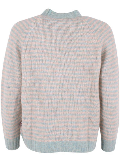 Daneherbal Alpaca Sweater Lt Blue Grey/Powder 
