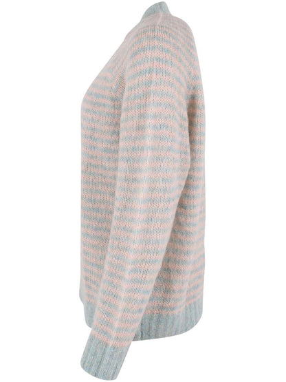 Daneherbal Alpaca Sweater Lt Blue Grey/Powder 