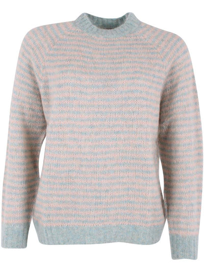 Daneherbal Alpaca Sweater Lt Blue Grey/Powder 
