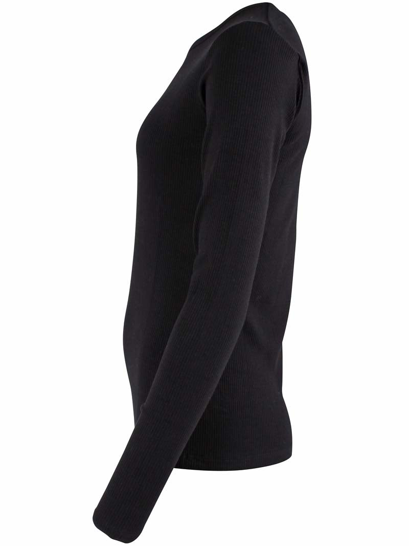 Danehero Ribbing Tee Black