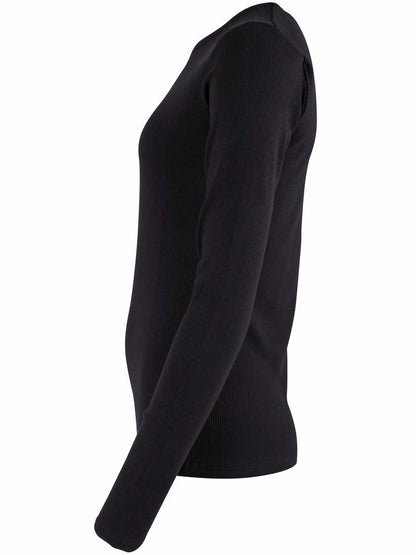 Danehero Ribbing Tee Black
