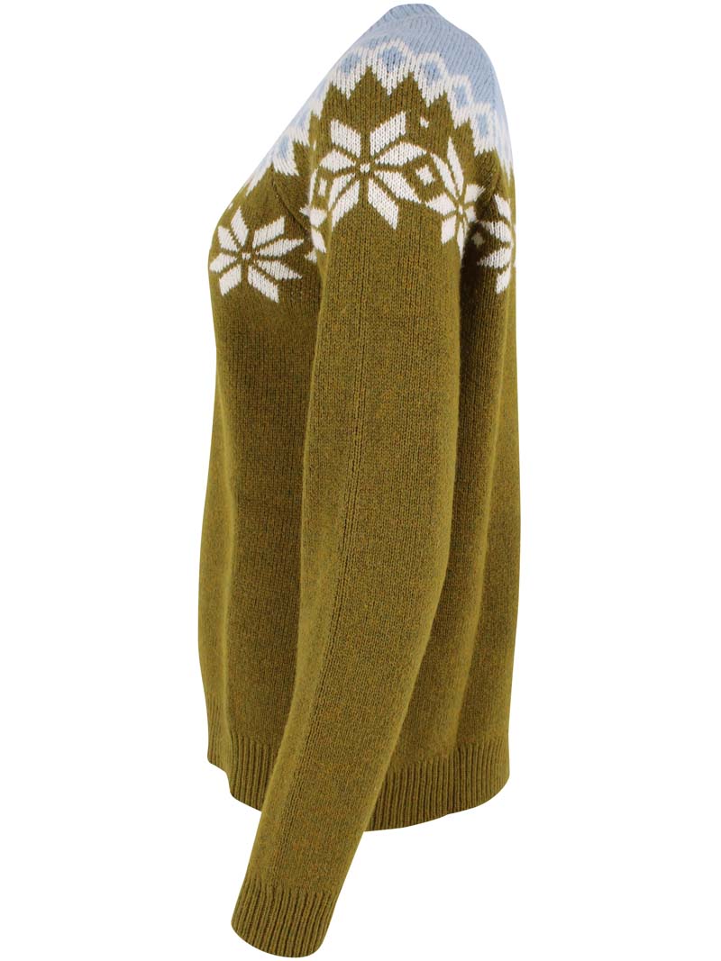 Danehytte Wool Sweater Olive