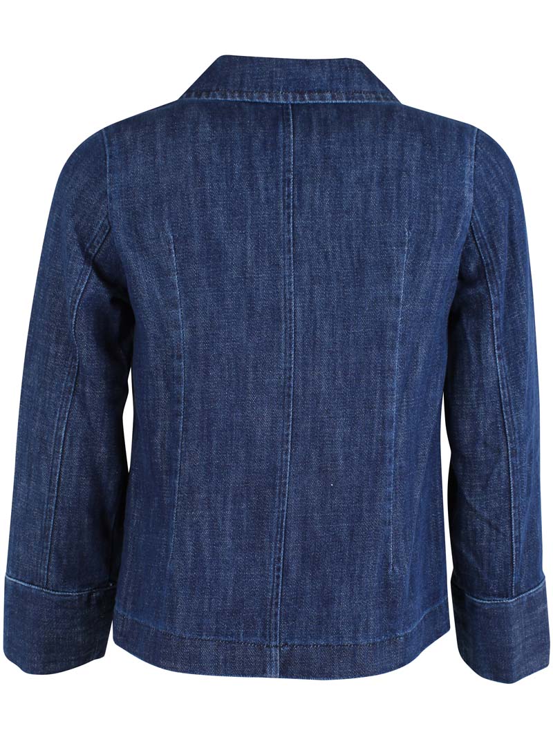 Lækker blazer i denim til kvinder