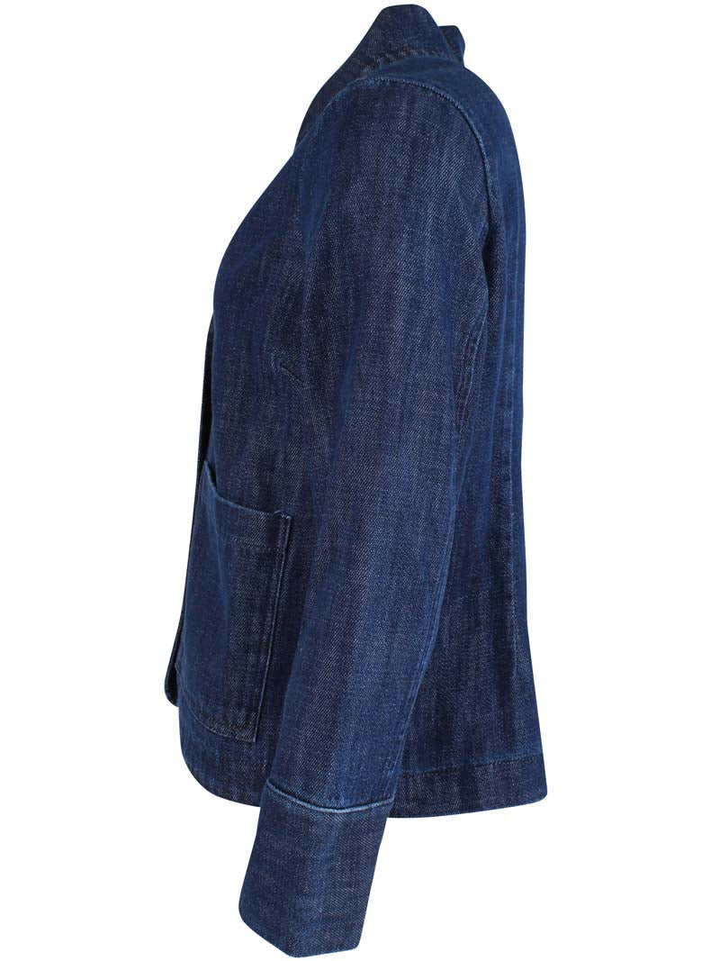 Lækker blazer i denim til kvinder