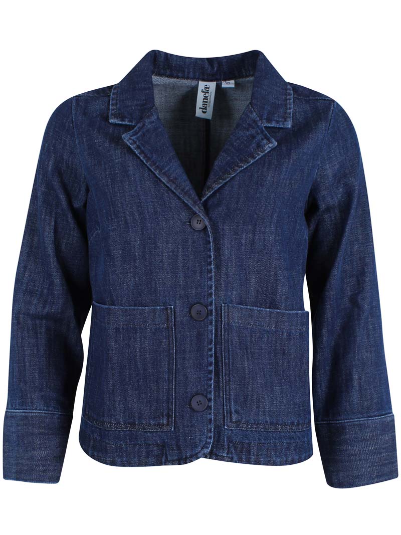 Nice denim blazer for women. Shop denim at Danefæ here!