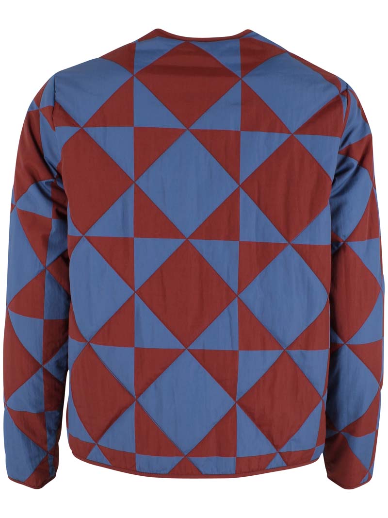 Daneland AOP Thermo Jacket Dk Brick/Warm Blue DIAMETRIC