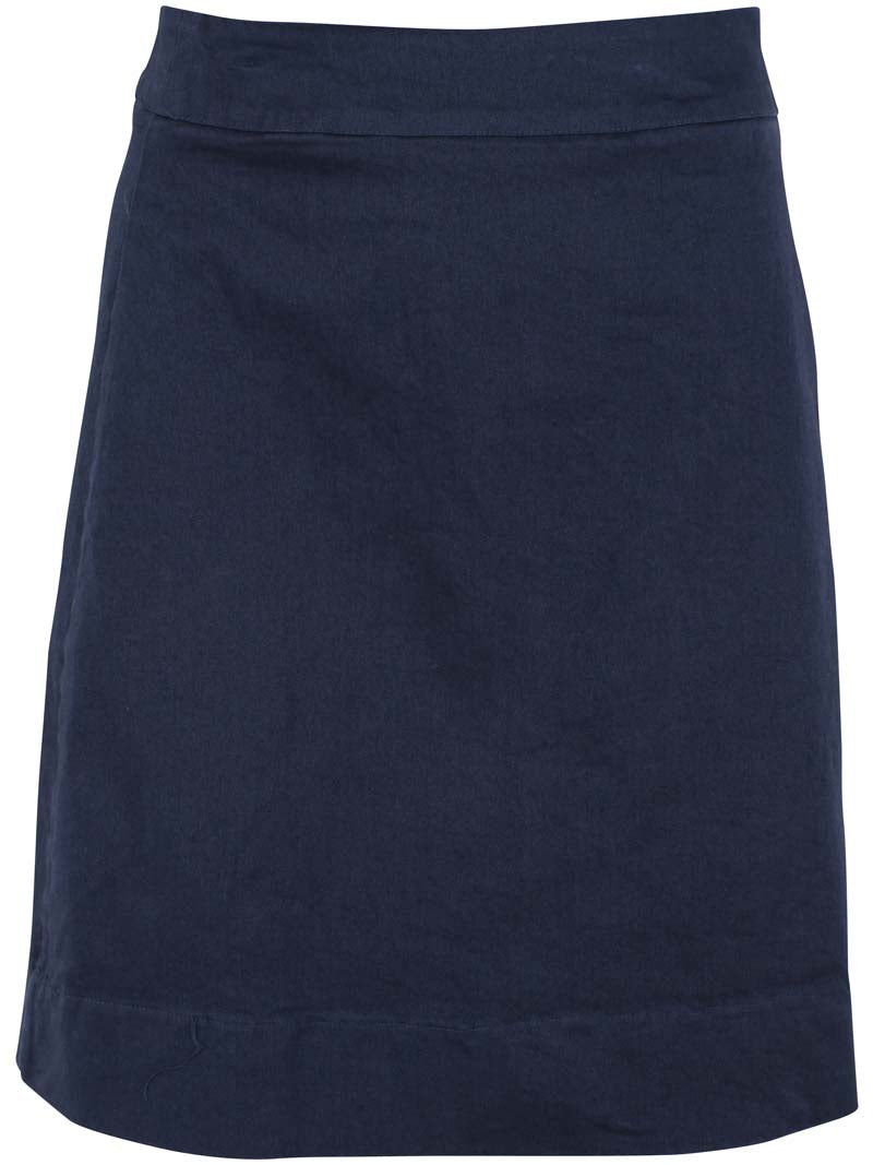 Danelondon Stretch Canvas Skirt Dk Navy