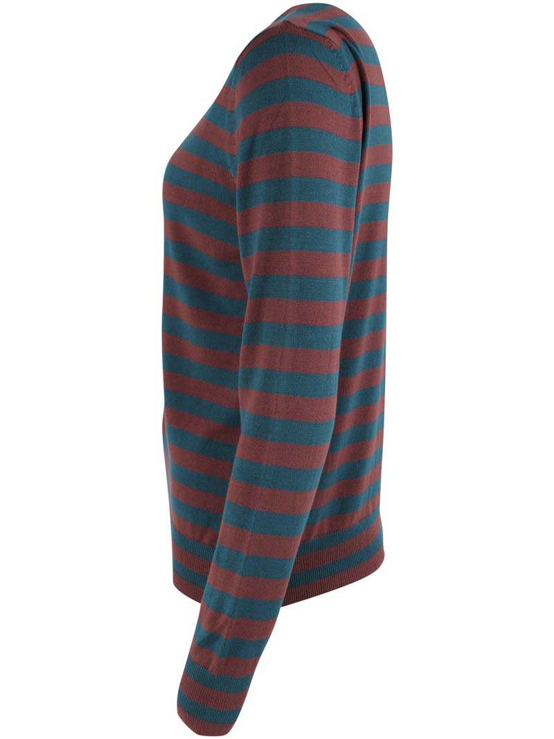 Daneleunch Viscose Cardigan Dk Merlot/Dk Slate