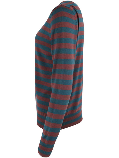 Danelunch Viscose Cardigan Dk Merlot/Dk Slate