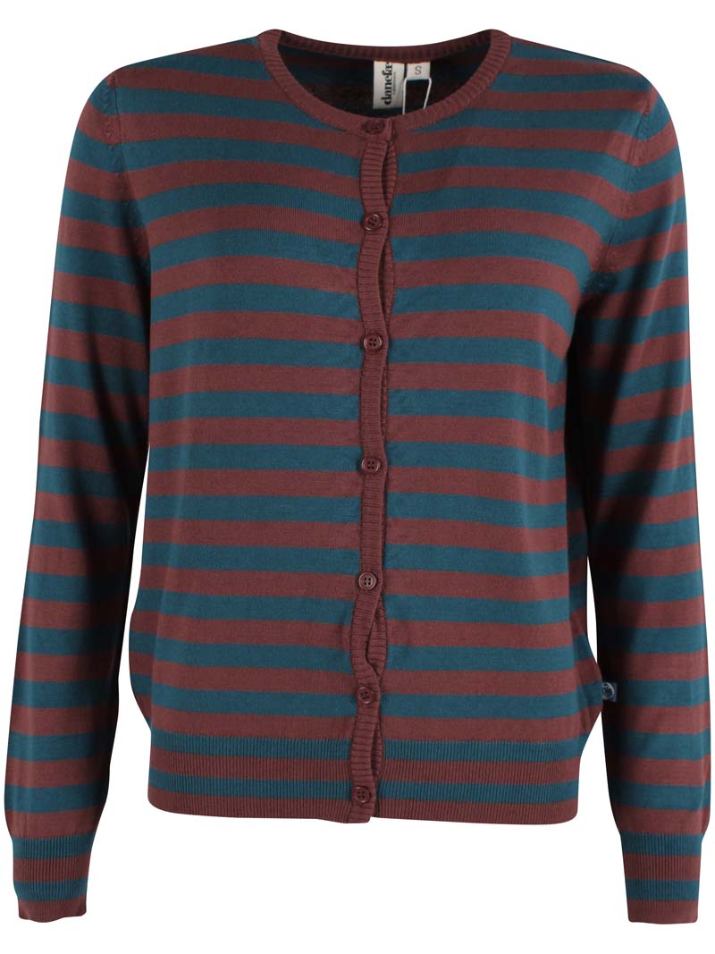Danelunch Viscose Cardigan Dk Merlot/Dk Slate