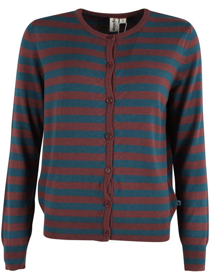 Danelunch Viscose Cardigan Dk Merlot/Dk Slate