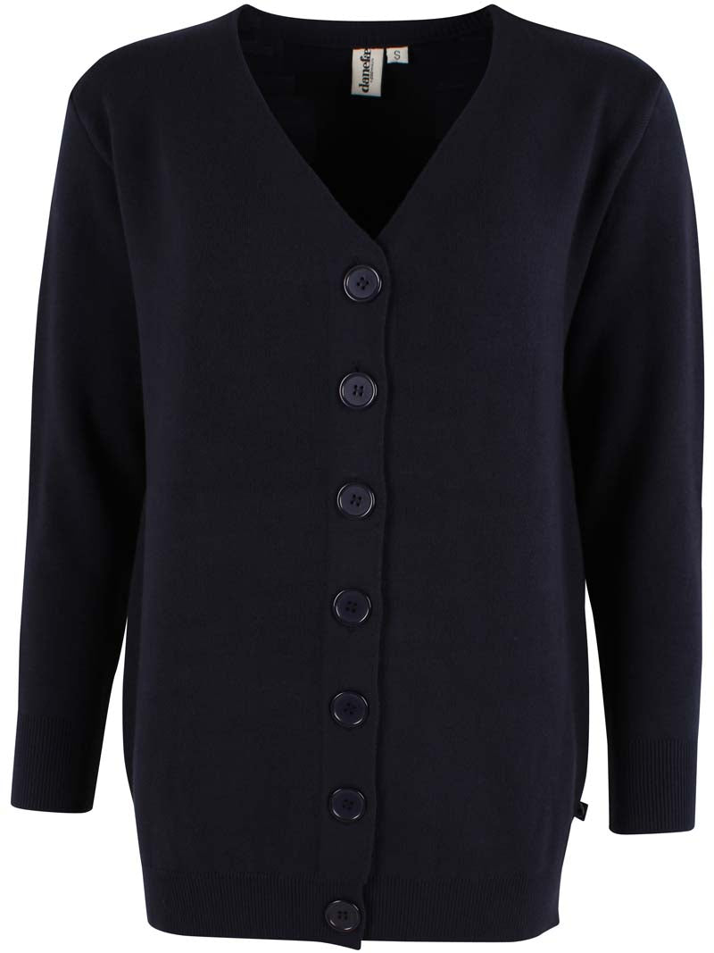 Danemembership Viscose Cardigan Dk Navy