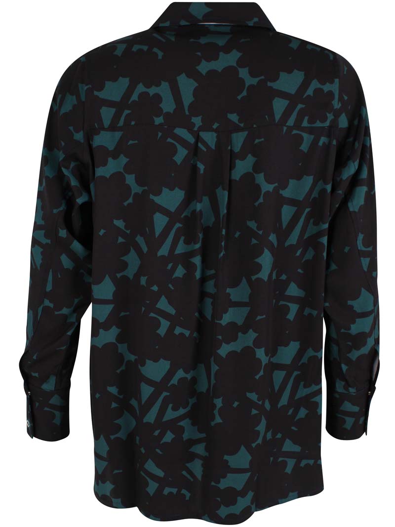 Danepeople Sateen Twill Shirt Dk Slate BRAMBLE