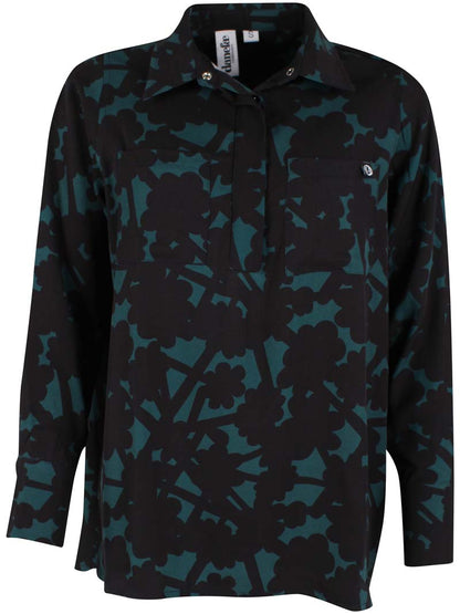 Danepeople Sateen Twill Shirt Dk Slate BRAMBLE