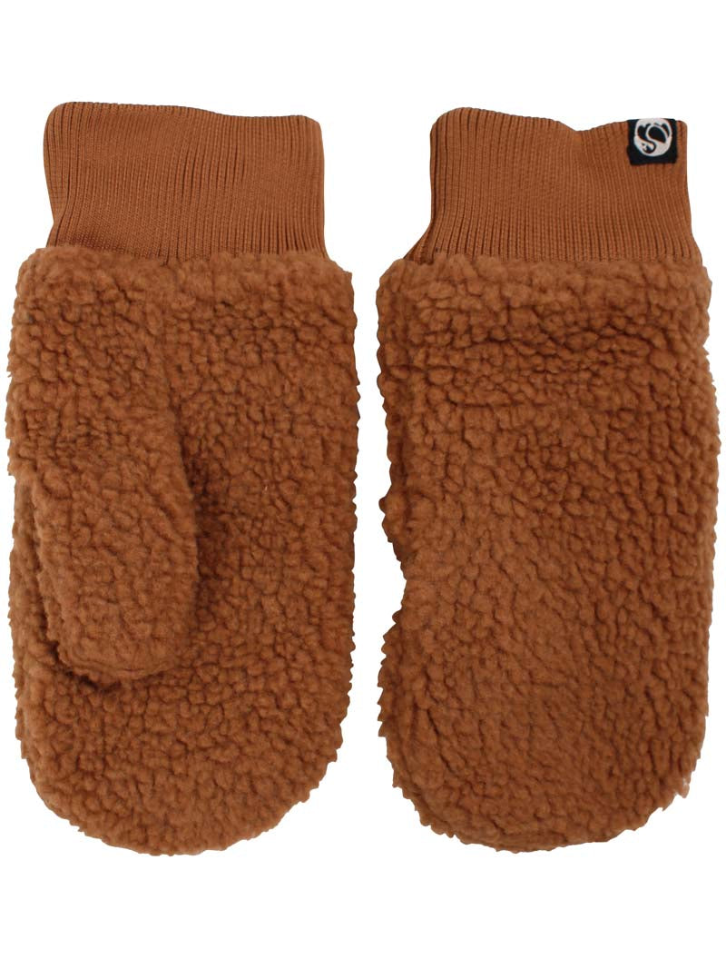 ESS - Danepuff Paws Fleece Mittens Brown