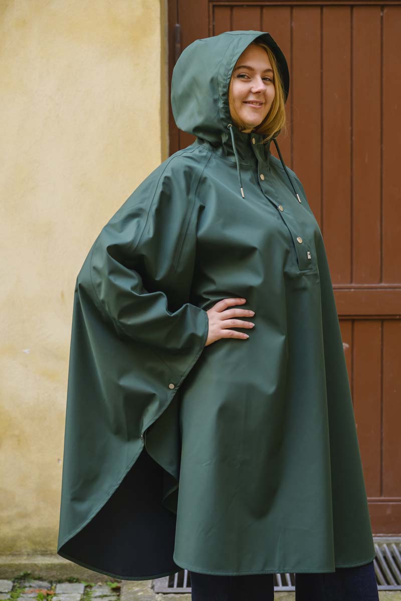 Danerain Poncho Deep Forest