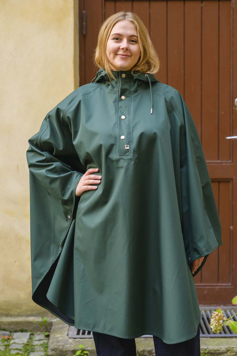 Danerain Poncho Deep Forest