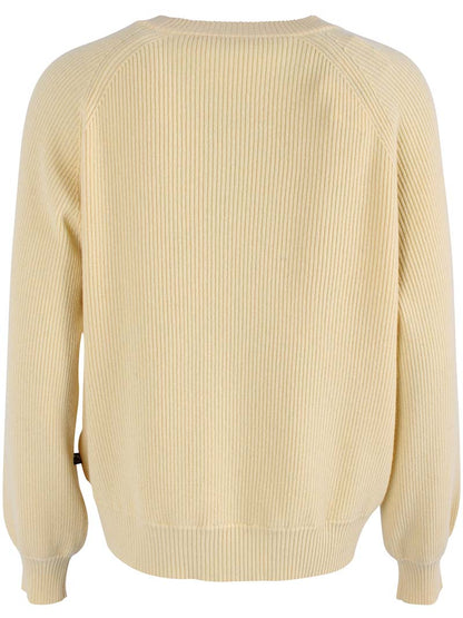 Danerelation Chunky Wool Sweater Soft Yellow