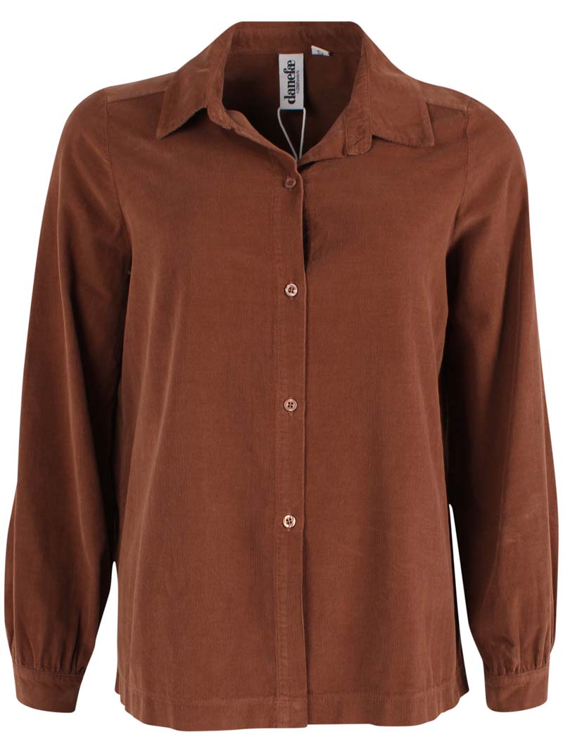 Danerosemary Cord Shirt Brown