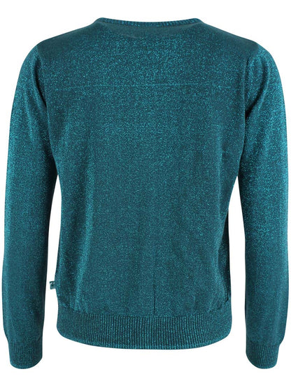 Danesaga Glitter Cardigan Dk Slate