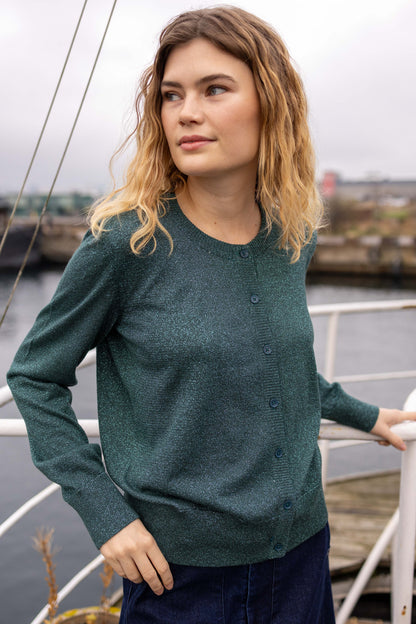 Danelunch Glitter Cardigan Forest