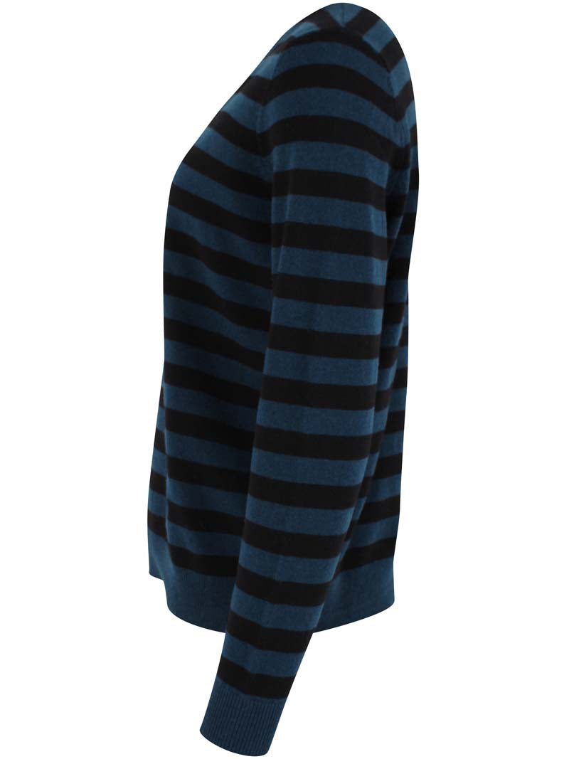 Danesaint Merino Wool Sweater Dk Slate/Black