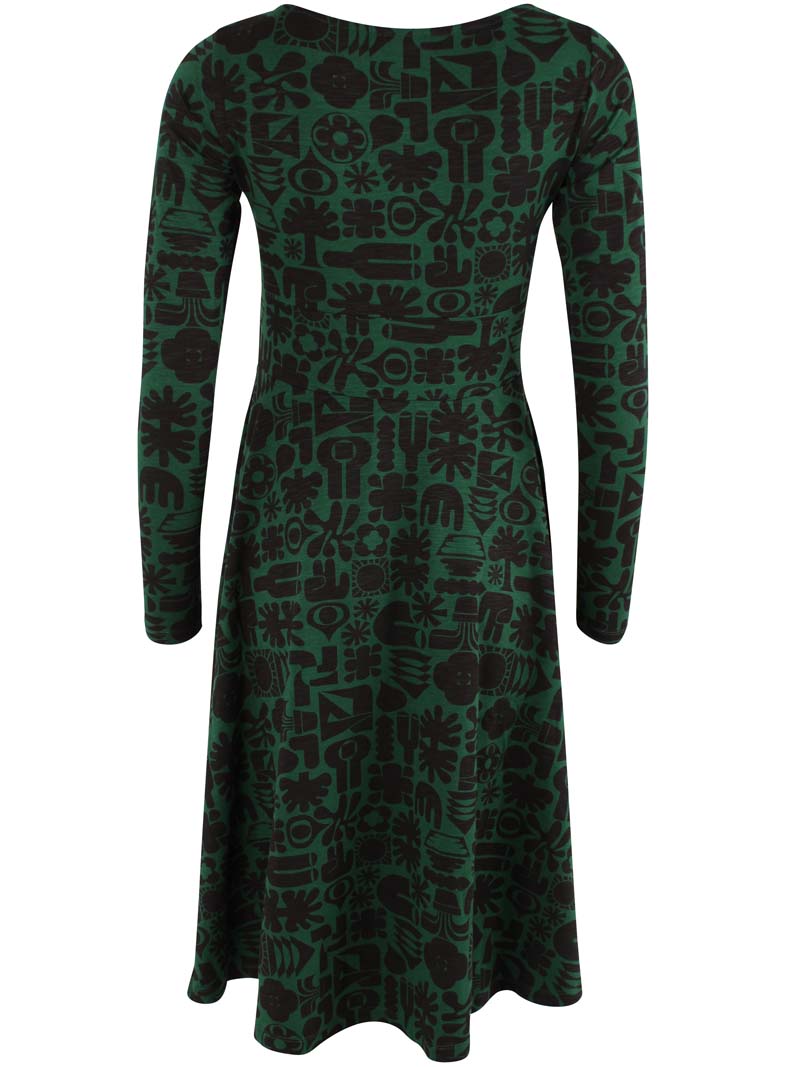 Danesigrid Slub Dress Dk Pine FUTUREPRIMITIVE