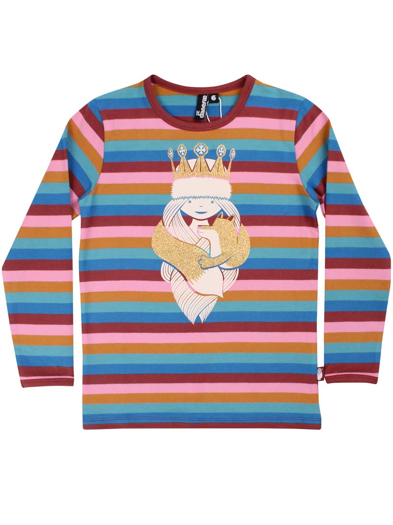 T-shirt til børn med prinsesse