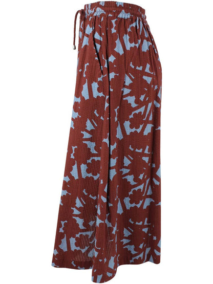 Danespresso Seersucker Skirt Lt Blue BRAMBLE