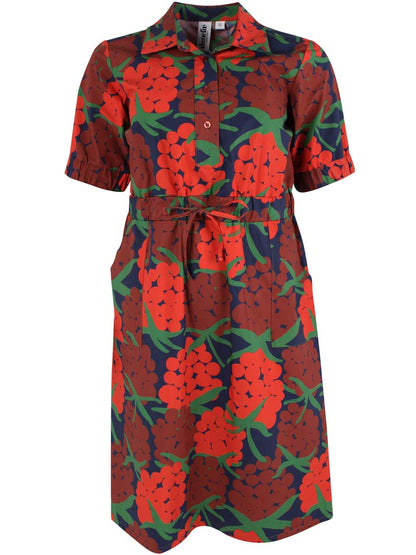 Danesusanne Poplin Dress Bright Red MAXIBERRY