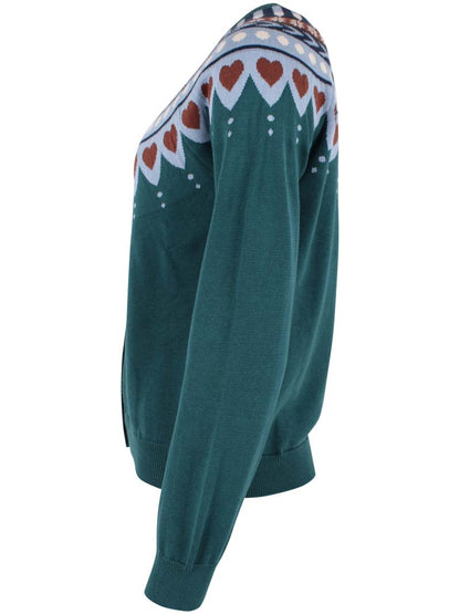 Danesweetheart Cotton Cardigan Dk Slate