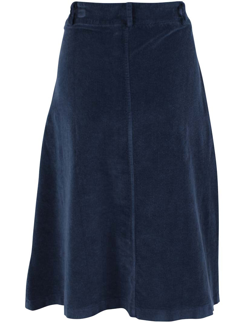 Danesweetie Cord Stretch Skirt Dk Navy