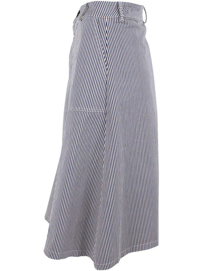 Danesweetie Stretch Canvas Skirt Dk Navy/Chalk
