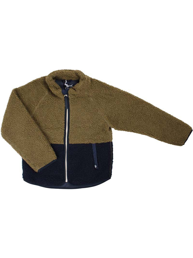 ESS – Danetalent Fleecejacke Khaki/Dk Navy