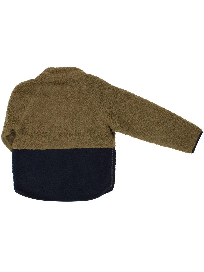 ESS - Danetalent Fleece Jacket Khaki/ Dk Navy