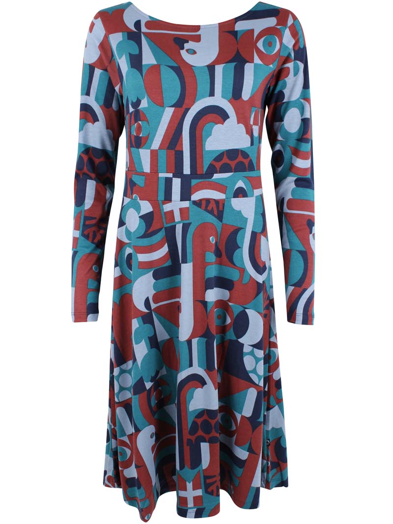 Daneviborg LS Interlock Dress Dk Navy PEAK EXPERIENCE