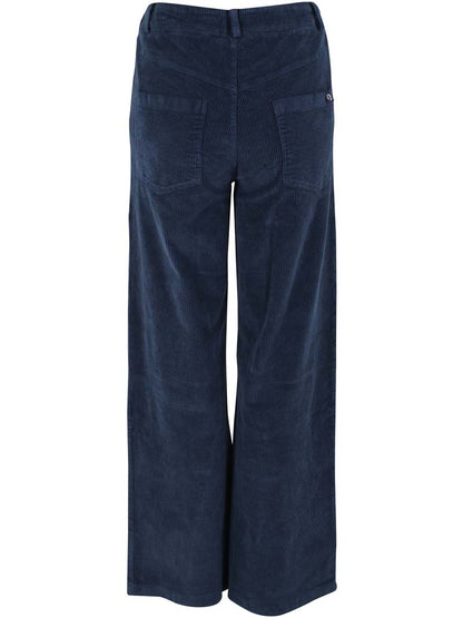 Daneworld Cord Stretch Pants Dk Navy